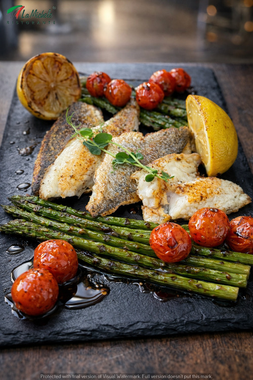 File dorada cu sparanghel